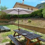 Jardin privatif de la location F3 n°311 loué par Résidence le Catalogne** à Amélie les bains