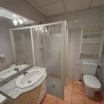 Salle d'eau avec douche et toilettes location n°312 loué par la Résidence le Catalogne** à Amélie les bains