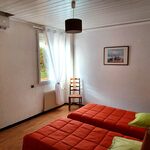 Chambre spacieuse du F2 n°310 loué par la Résidence le Catalogne** à Amélie les bains