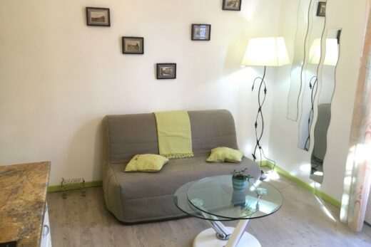 Appartement à Arles sur Tech - propriétaire M et MMe QUINTA - Salon