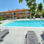 Vue Piscine Résidence le Catalogne Amélie les Bains