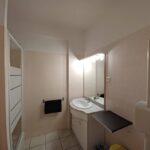 Salle d'eau avec douche pour la location F2 n°103 loué par la Résidence le Catalogne** à Amélie les bains