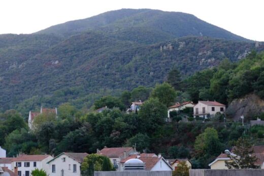 Vue dela location à Amélie-les-Bains, proposée par Mr Dumitrascu