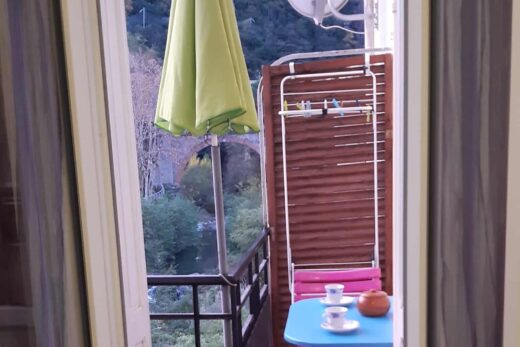 Balcon de la location à Amélie-les-Bains, proposée par Mme Ferreira